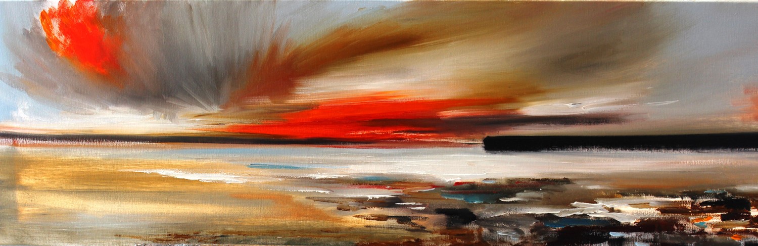 'A flash of orange ' by artist Rosanne Barr